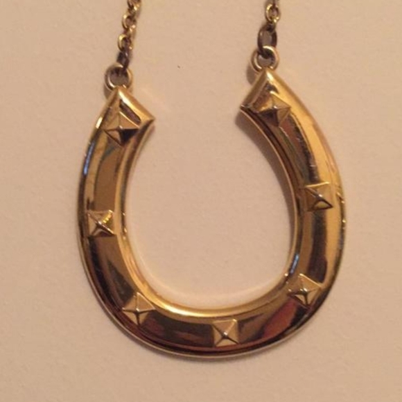 HOUSE OF HARLOW HorseShoe pendant necklace - Picture 2 of 7